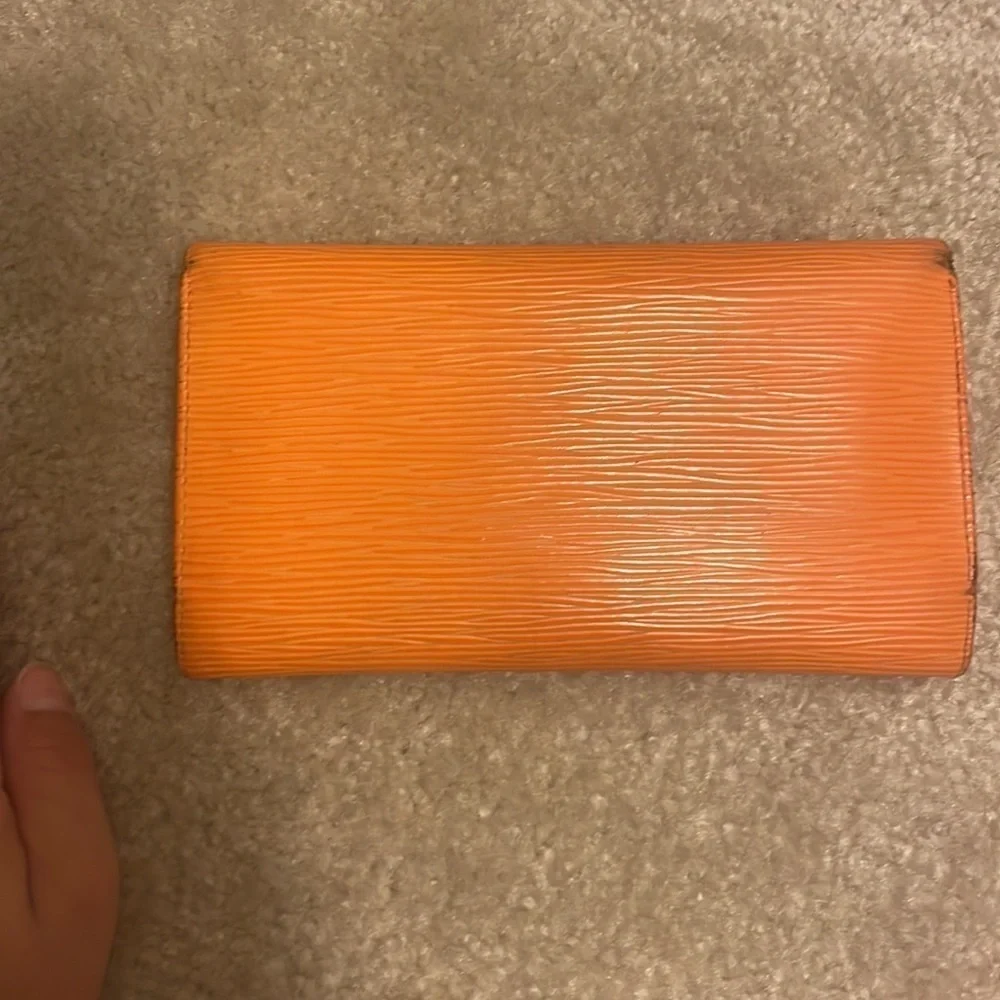 LOUIS VUITTON EPI ORNAGE WALLET FALL VIBES​​​​​